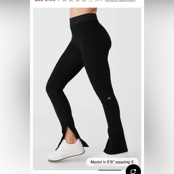 ALO Yoga Black Boot Cut Pants - Picture 4 of 6